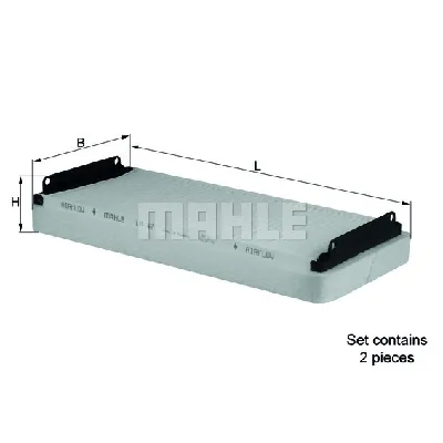 Filter, vazduh unutrašnjeg prostora KNECHT LA47/S IC-277857