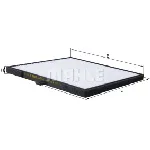 Filter, vazduh unutrašnjeg prostora KNECHT LA471 IC-B4ABB7