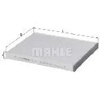 Filter, vazduh unutrašnjeg prostora KNECHT LA484 IC-B74800