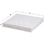 Filter, vazduh unutrašnjeg prostora KNECHT LA493 IC-B747C7