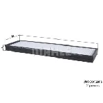 Filter, vazduh unutrašnjeg prostora KNECHT LA495/S IC-DB32D6