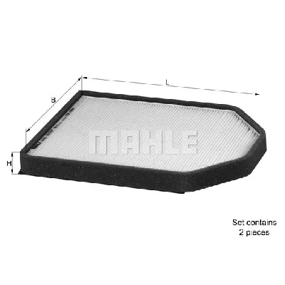 Filter, vazduh unutrašnjeg prostora KNECHT LA51/S IC-285956