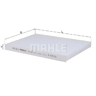 Filter, vazduh unutrašnjeg prostora KNECHT LA587 IC-D05193