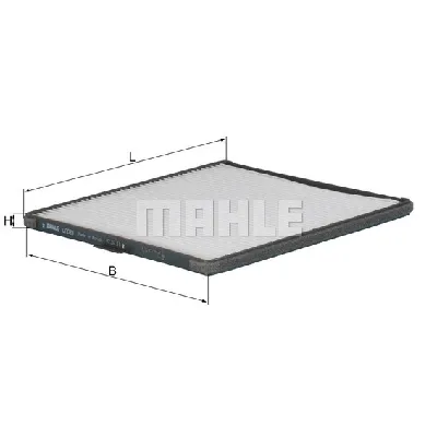 Filter, vazduh unutrašnjeg prostora KNECHT LA624 IC-C324A1