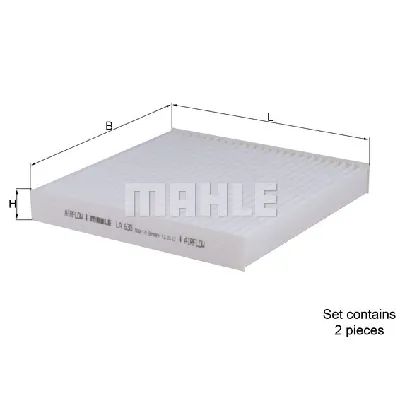 Filter, vazduh unutrašnjeg prostora KNECHT LA630/S IC-C4984D