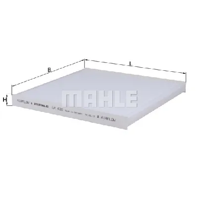 Filter, vazduh unutrašnjeg prostora KNECHT LA635 IC-CF04A9