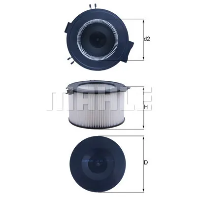 Filter, vazduh unutrašnjeg prostora KNECHT LA65 IC-294985