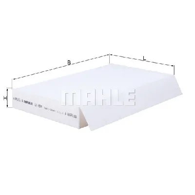 Filter, vazduh unutrašnjeg prostora KNECHT LA684 IC-D63631