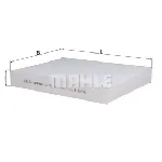 Filter, vazduh unutrašnjeg prostora KNECHT LA686 IC-D63632