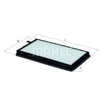 Filter, vazduh unutrašnjeg prostora KNECHT LA80 IC-9A1B42