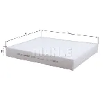 Filter, vazduh unutrašnjeg prostora KNECHT LA809 IC-C3EDF0