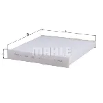 Filter, vazduh unutrašnjeg prostora KNECHT LA859 IC-D20510