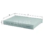 Filter, vazduh unutrašnjeg prostora KNECHT LA87 IC-373870