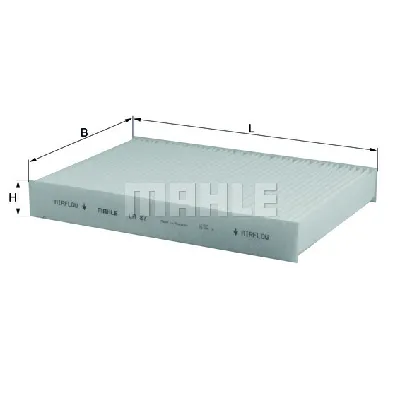 Filter, vazduh unutrašnjeg prostora KNECHT LA87 IC-373870