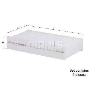 Filter, vazduh unutrašnjeg prostora KNECHT LA873/S IC-CF04AC