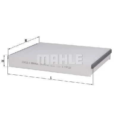 Filter, vazduh unutrašnjeg prostora KNECHT LA875 IC-D19C61