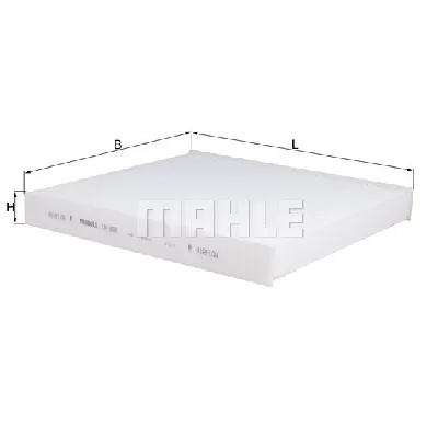 Filter, vazduh unutrašnjeg prostora KNECHT LA888 IC-D47AC3