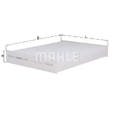 Filter, vazduh unutrašnjeg prostora KNECHT LA891 IC-D247E7