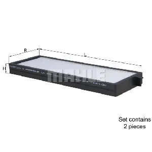 Filter, vazduh unutrašnjeg prostora KNECHT LA912/S IC-D63635