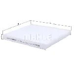 Filter, vazduh unutrašnjeg prostora KNECHT LA918 IC-D63636
