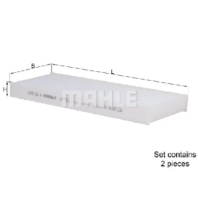 Filter, vazduh unutrašnjeg prostora KNECHT LA921/S IC-D63637