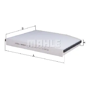 Filter, vazduh unutrašnjeg prostora KNECHT LA947 IC-D6363B