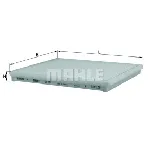 Filter, vazduh unutrašnjeg prostora KNECHT LA95 IC-9A0639