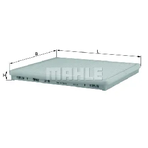 Filter, vazduh unutrašnjeg prostora KNECHT LA95 IC-9A0639