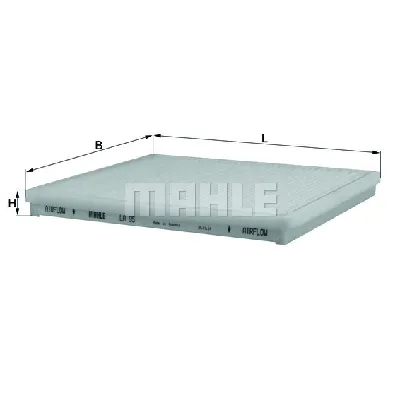 Filter, vazduh unutrašnjeg prostora KNECHT LA95 IC-9A0639