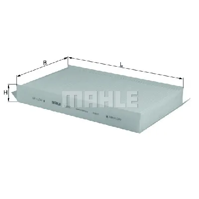 Filter, vazduh unutrašnjeg prostora KNECHT LA97 IC-9A062E