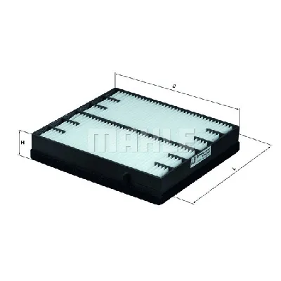 Filter, vazduh unutrašnjeg prostora KNECHT LA98 IC-9B142C