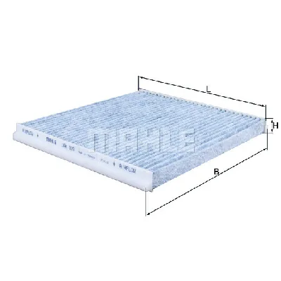 Filter, vazduh unutrašnjeg prostora KNECHT LAK109 IC-E6F9D6