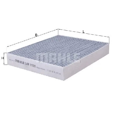 Filter, vazduh unutrašnjeg prostora KNECHT LAK1138 IC-E23795
