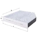 Filter, vazduh unutrašnjeg prostora KNECHT LAK1161 IC-E6F9D7