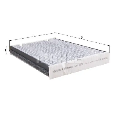 Filter, vazduh unutrašnjeg prostora KNECHT LAK1198 IC-G0BNTZ