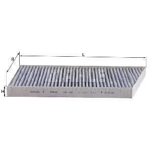 Filter, vazduh unutrašnjeg prostora KNECHT LAK129 IC-A11CB3