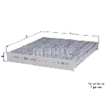 Filter, vazduh unutrašnjeg prostora KNECHT LAK216 IC-D20513