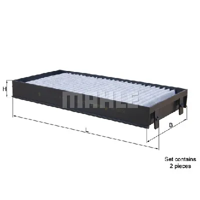 Filter, vazduh unutrašnjeg prostora KNECHT LAK221/S IC-B3A026