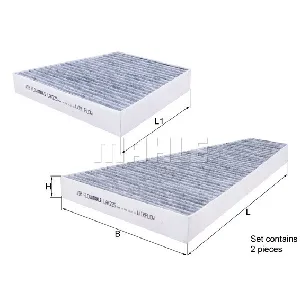 Filter, vazduh unutrašnjeg prostora KNECHT LAK225/S IC-9DB3E4