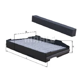 Filter, vazduh unutrašnjeg prostora KNECHT LAK255 IC-A0950A