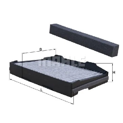 Filter, vazduh unutrašnjeg prostora KNECHT LAK255 IC-A0950A