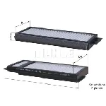 Filter, vazduh unutrašnjeg prostora KNECHT LAK346/S IC-D6363D