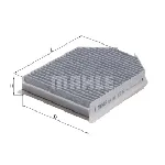 Filter, vazduh unutrašnjeg prostora KNECHT LAK364 IC-A90270