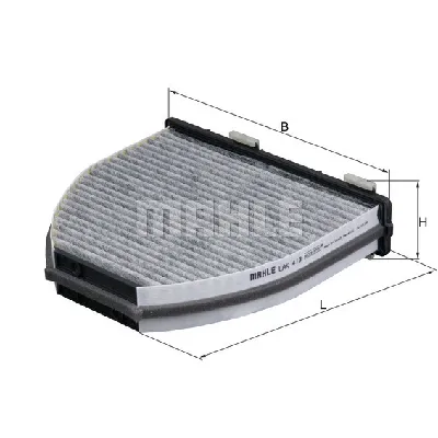 Filter, vazduh unutrašnjeg prostora KNECHT LAK413 IC-B0BE93