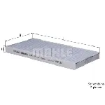 Filter, vazduh unutrašnjeg prostora KNECHT LAK444/S IC-DEFCFE