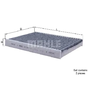 Filter, vazduh unutrašnjeg prostora KNECHT LAK467/S IC-BA9D37