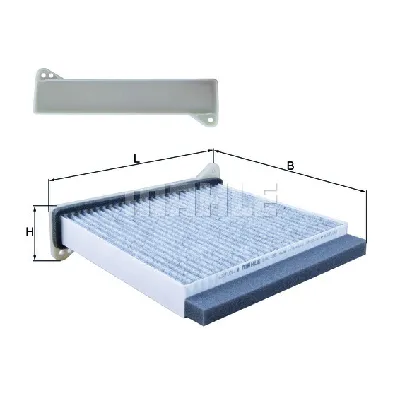 Filter, vazduh unutrašnjeg prostora KNECHT LAK485 IC-B4E166