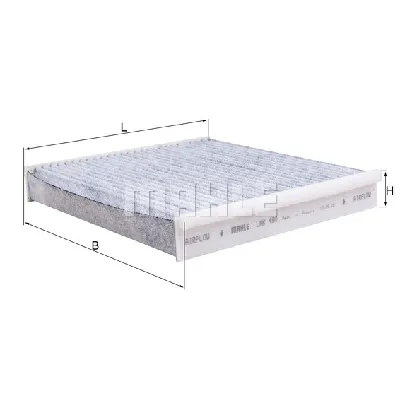 Filter, vazduh unutrašnjeg prostora KNECHT LAK490 IC-B53FD0