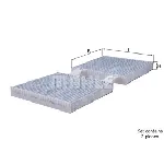 Filter, vazduh unutrašnjeg prostora KNECHT LAK630/S IC-C5A2AF