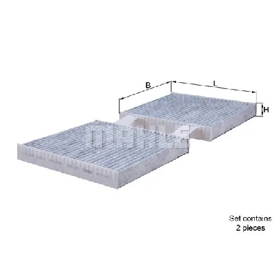 Filter, vazduh unutrašnjeg prostora KNECHT LAK630/S IC-C5A2AF